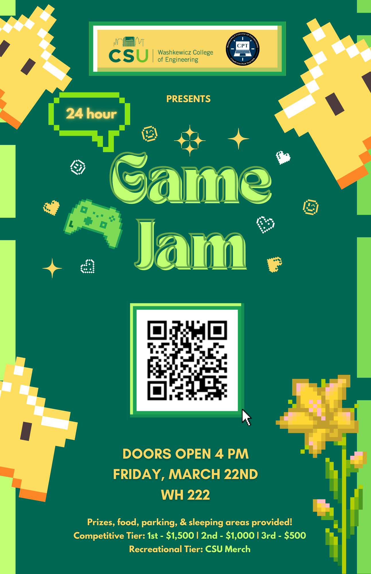 Computer Peer Teacher (CPT) 24hour Game Jam Cleveland State University